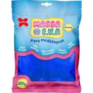 MASSA EVA 50G AZUL ESCULO MAKE +
