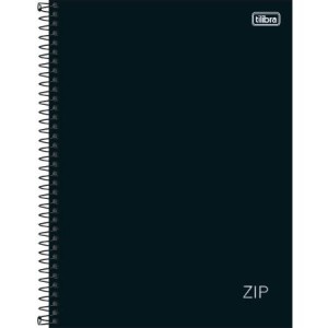 CADERNO UNI 10M 160F T ZIP PR 305421 - UN