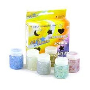TINTA CONFETTI  6U ACRILEX-ES